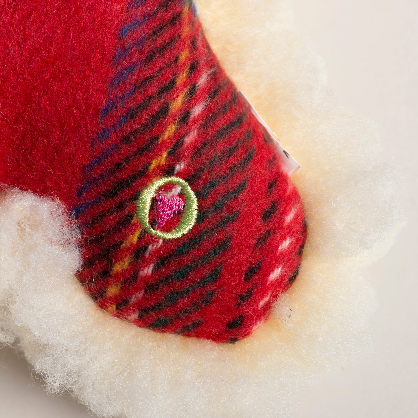 Christmas - Tartan Tidings Collection HuggleFleece Bone - 12" - Dog Toy