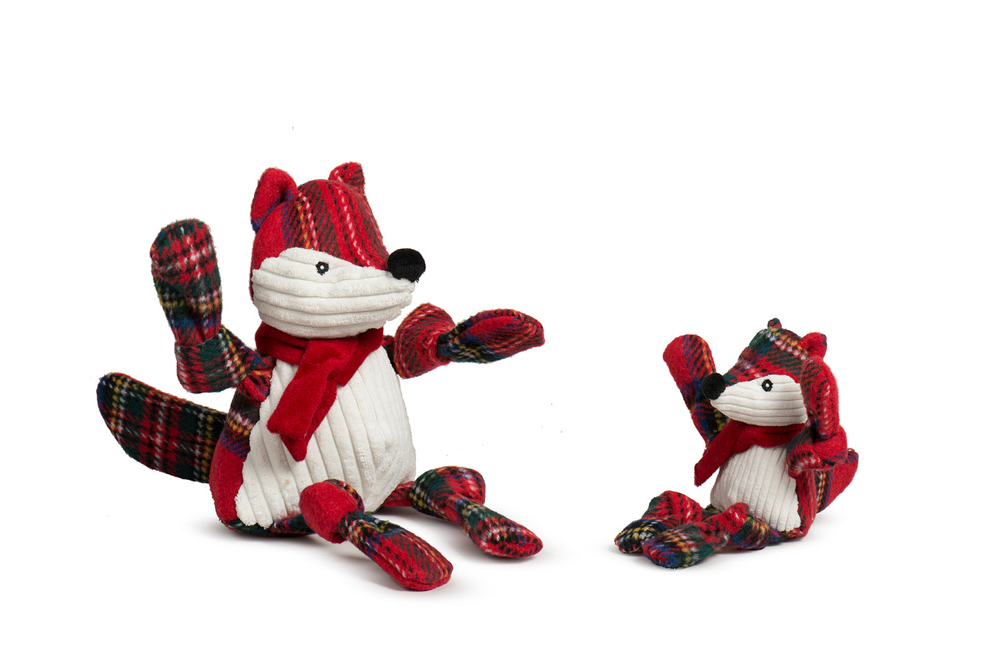 Christmas - Tartan Tidings Collection Fox Knottie - 2 Sizes