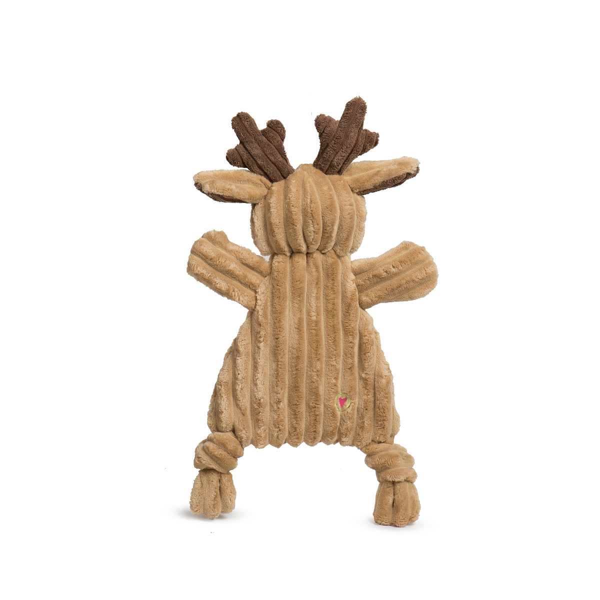 NEW - Christmas - HuggleFlatties Rudy Reindeer Plush Dog Toy - 2 Sizes