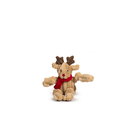 Christmas - Rudy Reindeer Knottie Durable Plush Dog Toy - 2 Sizes