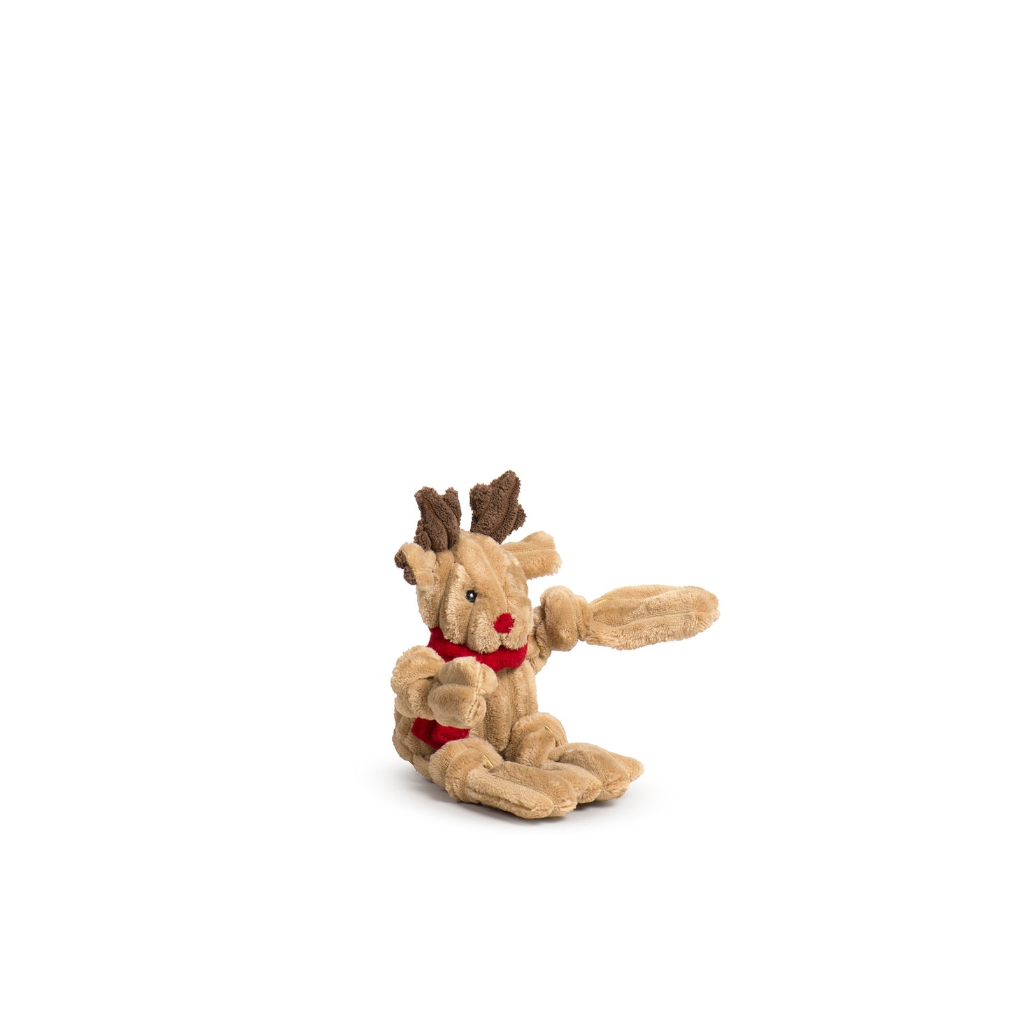 Christmas - Rudy Reindeer Knottie Durable Plush Dog Toy - 2 Sizes