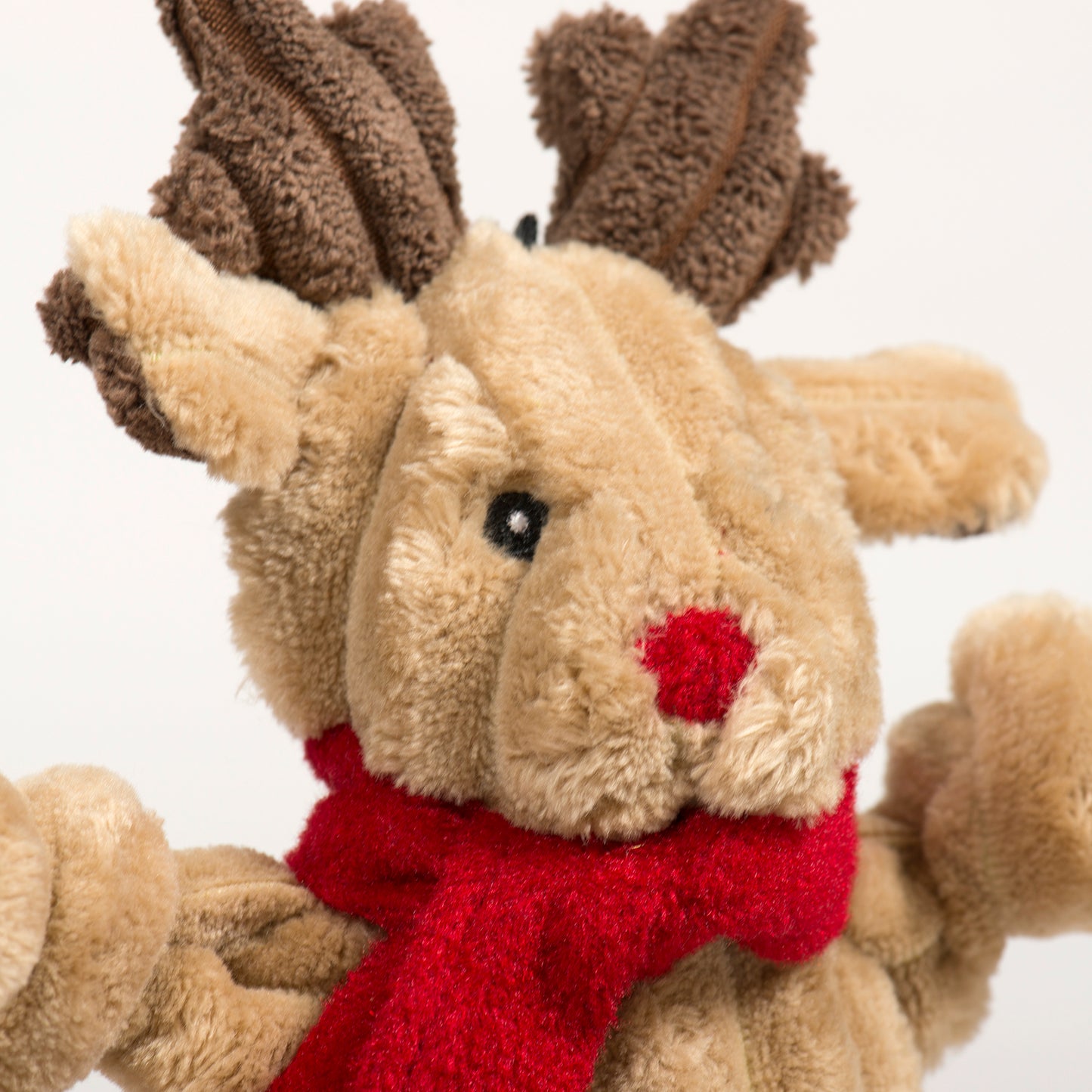 Christmas - Rudy Reindeer Knottie Durable Plush Dog Toy - 2 Sizes