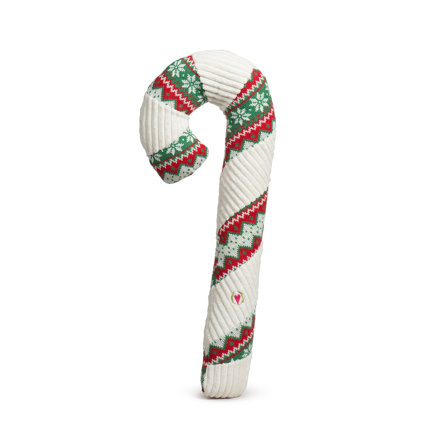 Christmas - Wintergreen Collection Plush Durable Candy Cane - 2 Sizes