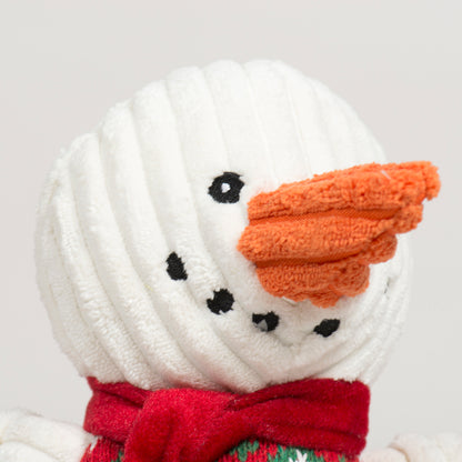 Christmas - Wintergreen Collection Durable, Plush Snowman Knottie - 2 Sizes