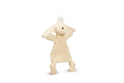 Dog Toy - Bobbi Bunny HuggleFlatties Durable Plush Dog Toy