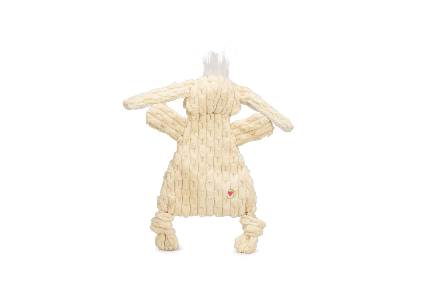 Dog Toy - Bobbi Bunny HuggleFlatties Durable Plush Dog Toy