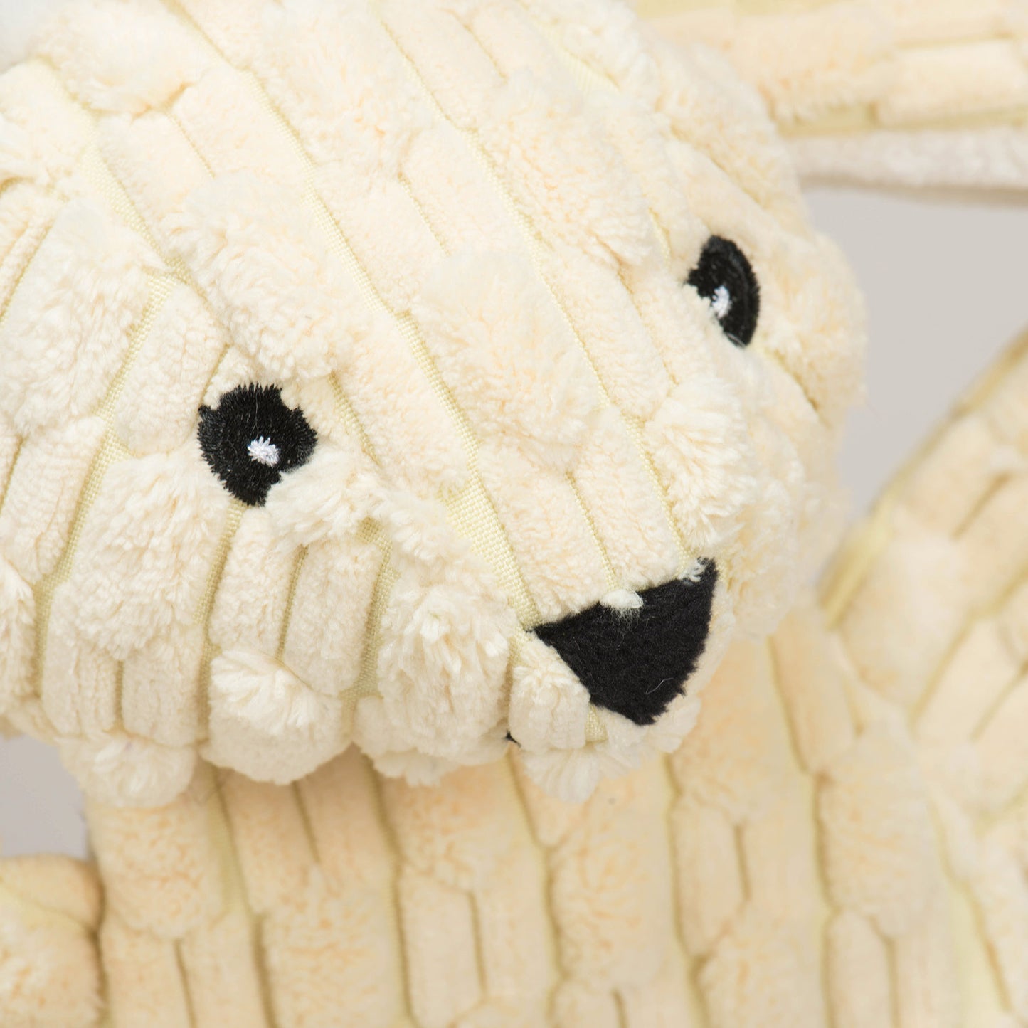 Dog Toy - Bobbi Bunny HuggleFlatties Durable Plush Dog Toy