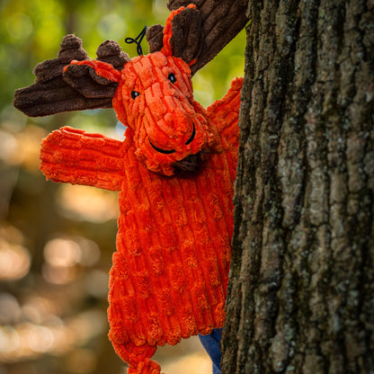 Dog Toy - Morris Moose HuggleFlatties Durable Plush Dog Toy