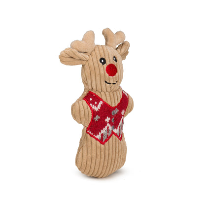 Christmas - Nordic Frost Cookies Durable Plush Dog Toys - 6 Options