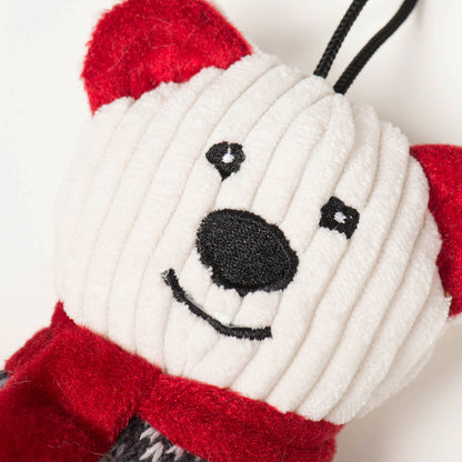 Christmas - Nordic Frost Cookies Durable Plush Dog Toys - 6 Options