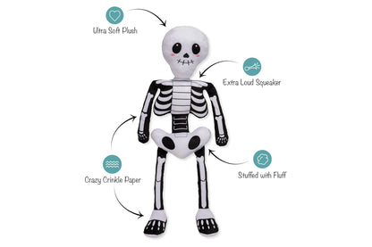 Halloween - Bone To Be Wild Plush Dog Toy Large
