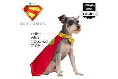Dog Halloween Costumes | Krypto Pet Cape & Collar