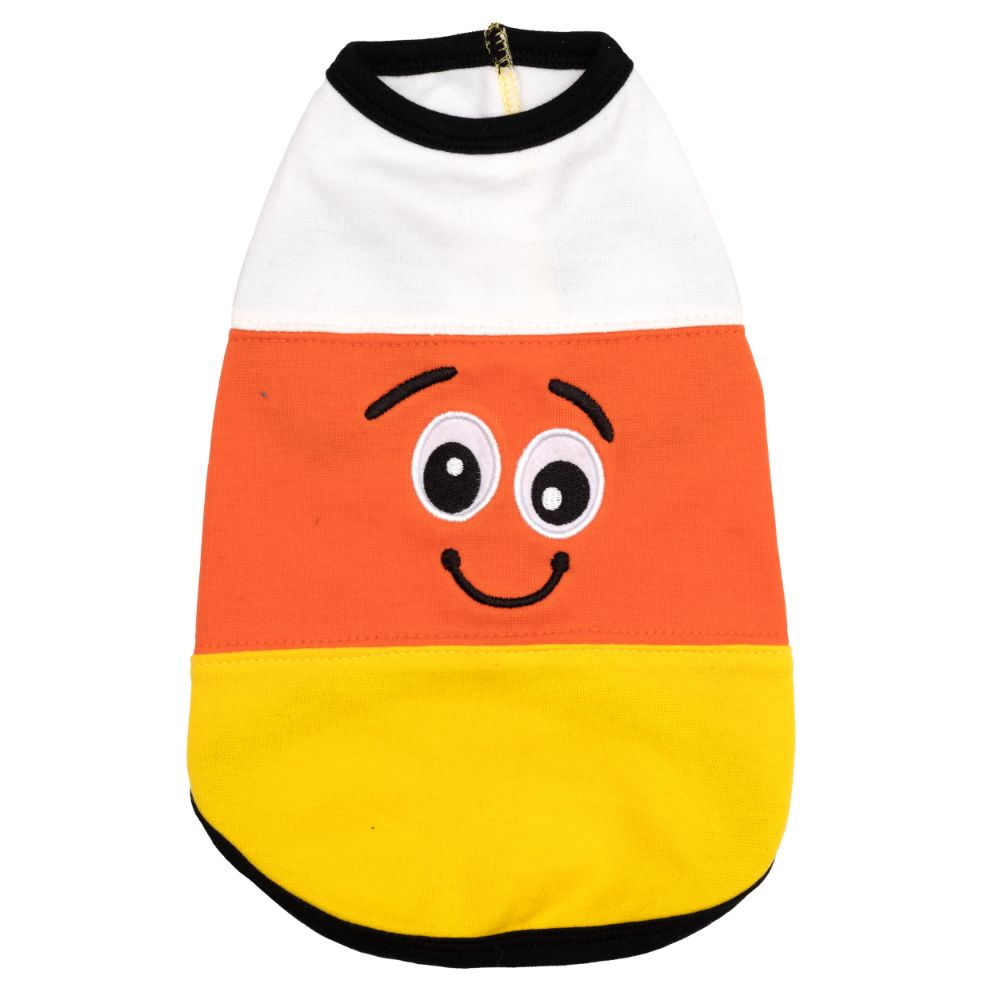 Halloween - Dog Tee - Candy Corn Tee-Shirt