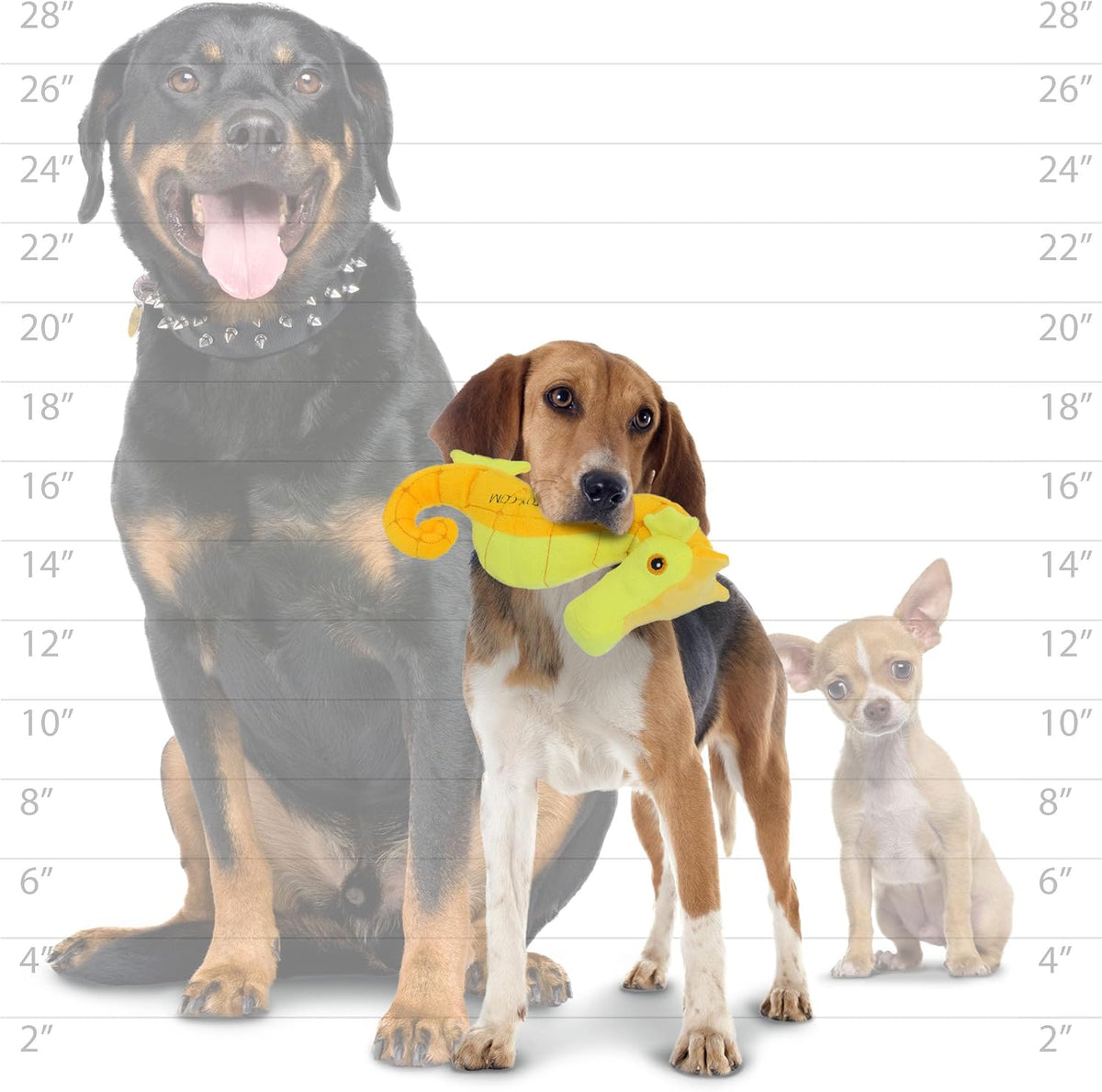 Mighty® Ocean - Squeaker Seahorse - Dog Toy - 2 Sizes