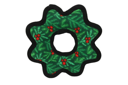 Christmas - Tuffy Holiday Medium Gear Ring Wreath - Durable Dog Toy