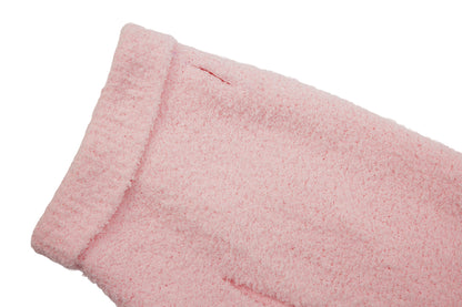 Chenille Rag Dog Sweater - White, Gray, Burgundy, Blue, Light Pink - 5 Color Options