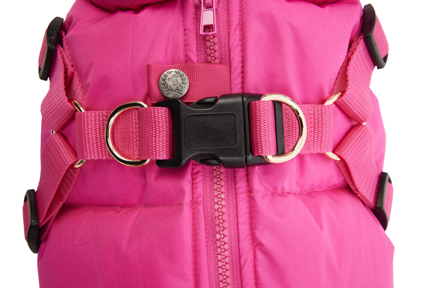 Down Harness Puffer Coat - 4 Color Options