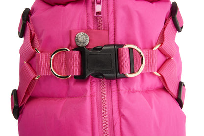 Down Harness Puffer Coat - 4 Color Options