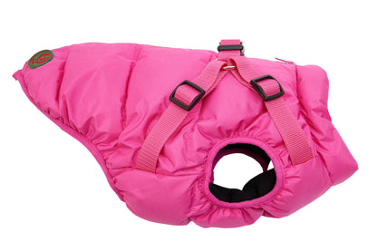 Down Harness Puffer Coat - 4 Color Options