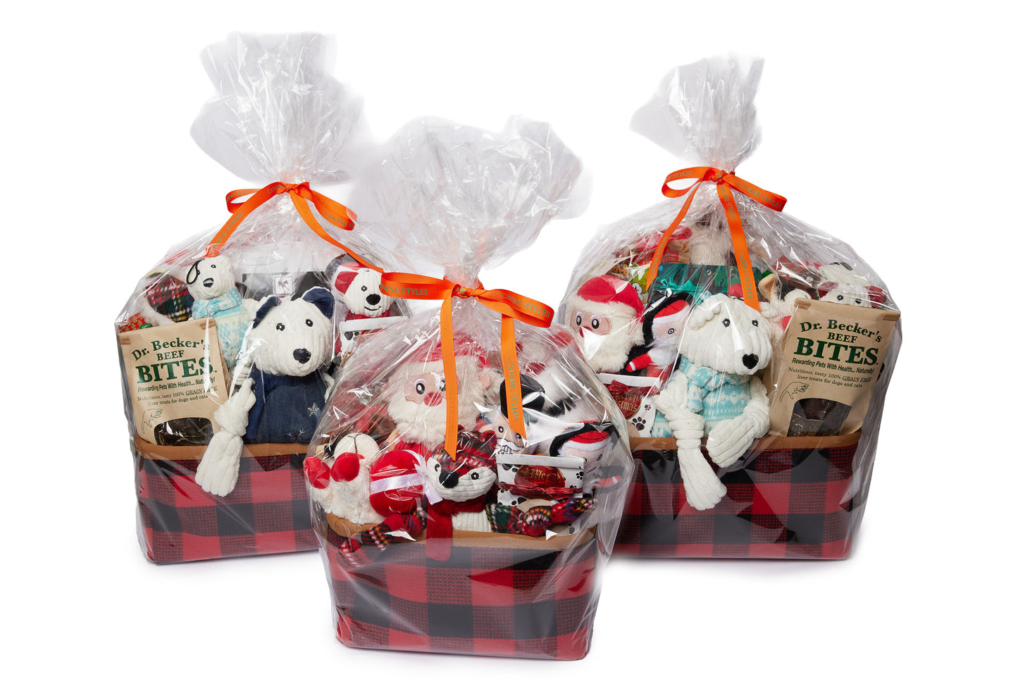 Christmas - Holiday Gift Basket - Dog Holiday - 3 Size Options