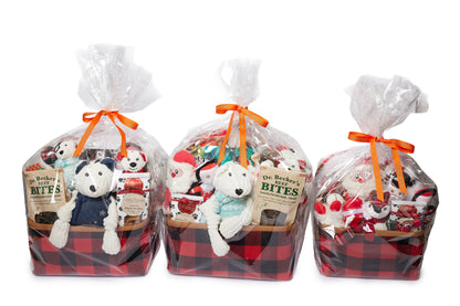 Christmas - Holiday Gift Basket - Dog Holiday - 3 Size Options