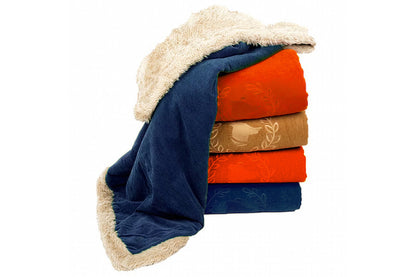Canine Styles Dog Blanket - Corduroy w/Faux Fur Lining - 3 Color Options