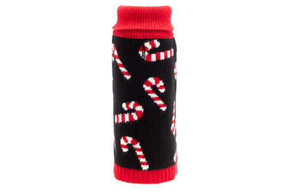Christmas - Holiday - Candy Cane Sweater - Red & Black
