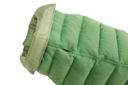 Cashmere Down Puffers - Cranberry, Oatmeal, Apple-green