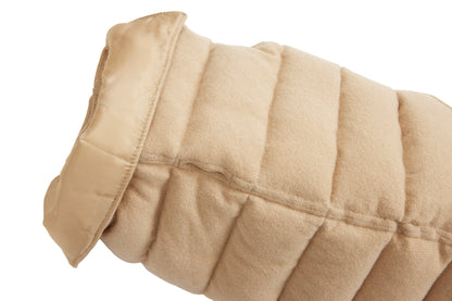 Cashmere Down Puffers - Cranberry, Oatmeal, Apple-green