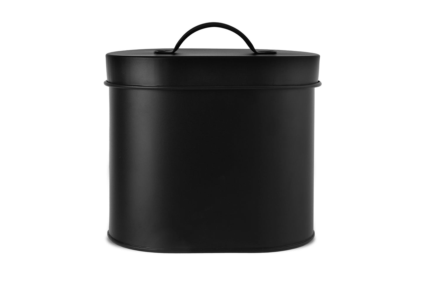Cheshire Oval Pet Treat Canister - Black