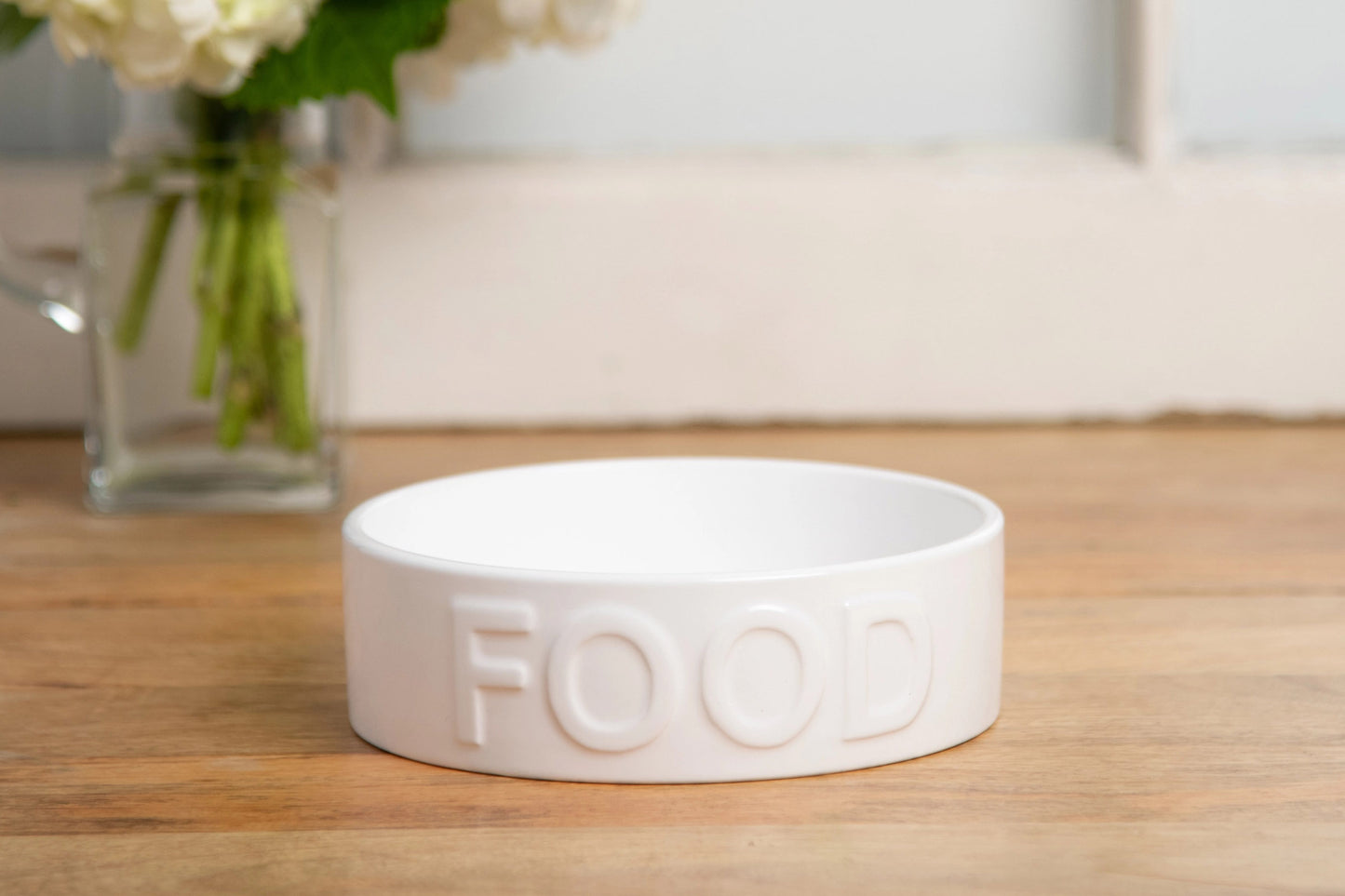 Classic Food White Pet Bowl