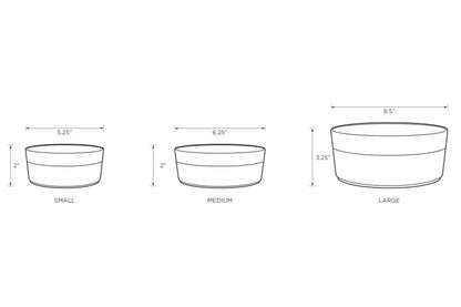 Classic Water White Pet Bowl