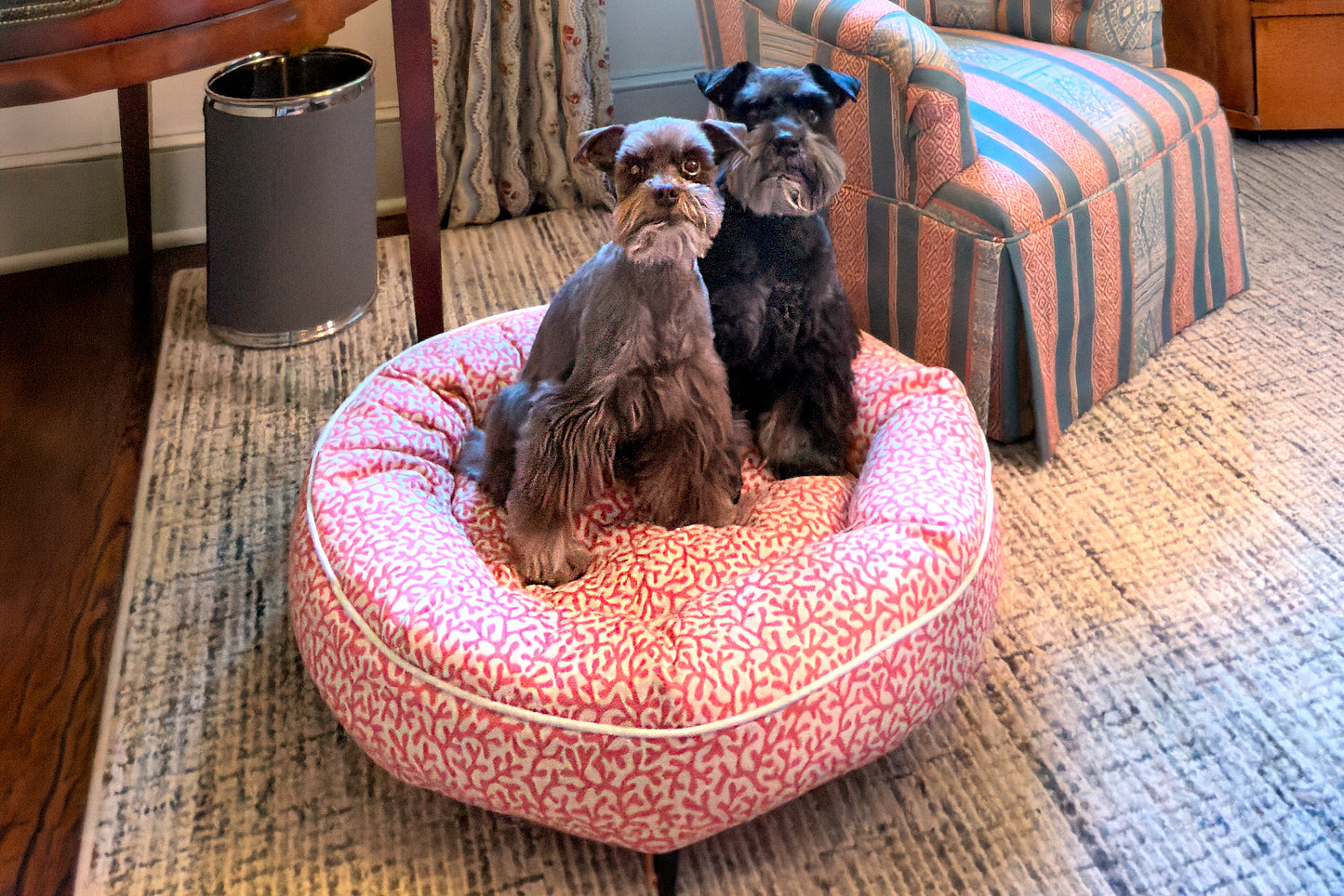 Canine Styles - Cotton Canvas - Coral Reef - Dog Bed