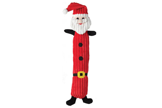 Christmas - Corduroy Stick Santa - Dog Toy