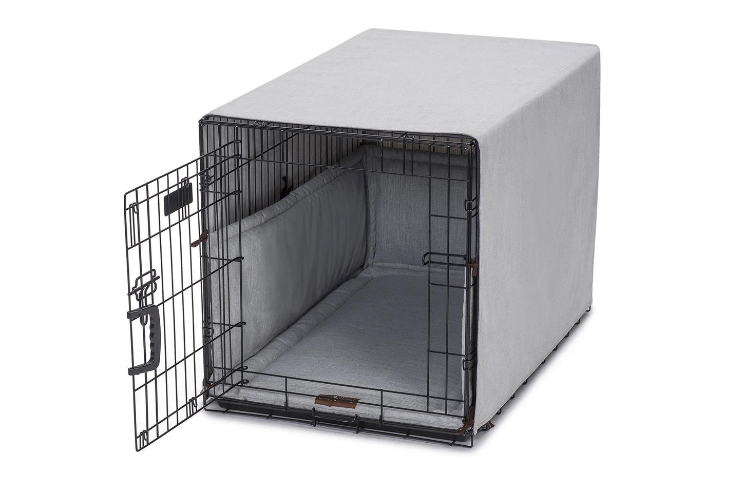 3 Piece Set - Crate Cover, Pillow & Bumper - Gray - Sold Without Crate