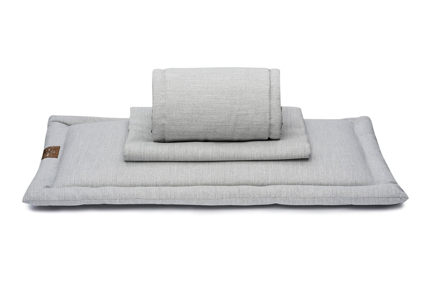 3 Piece Set - Crate Cover, Pillow & Bumper - Gray - Sold Without Crate