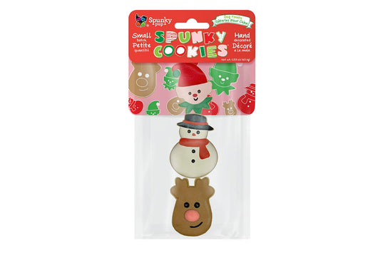 NEW - Christmas - Frosted Cookies for Dogs - Elf, Reindeer, Snowman