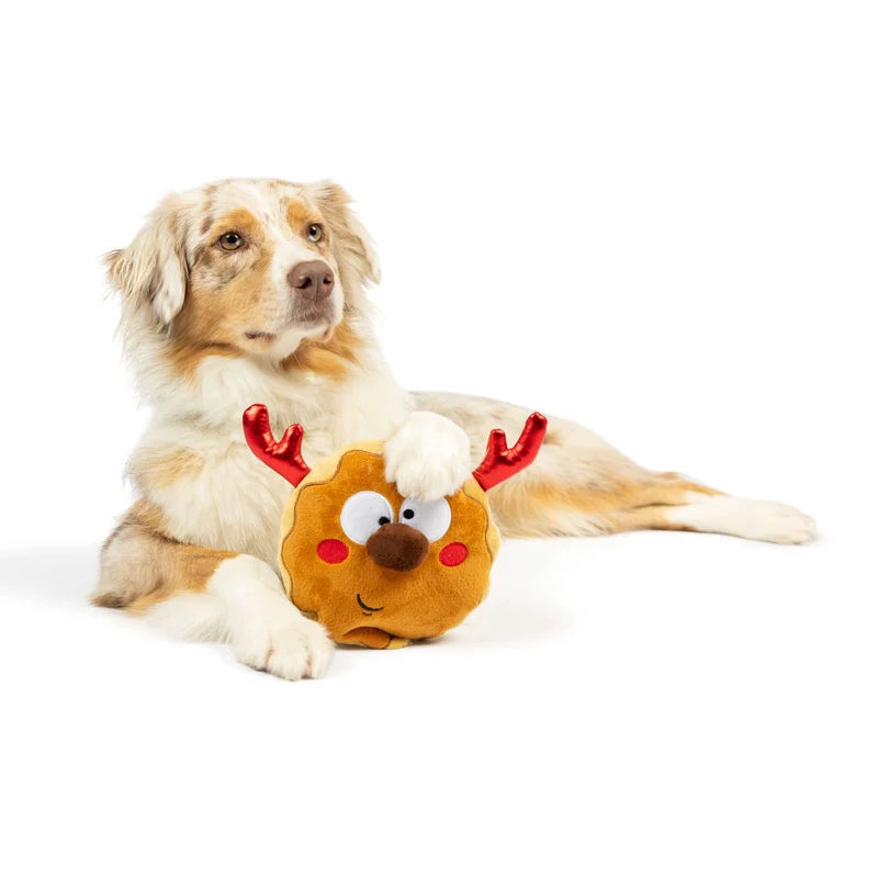 Christmas - Gotta Dash Reindeer Cookie (Double Sided) - Dog Toy