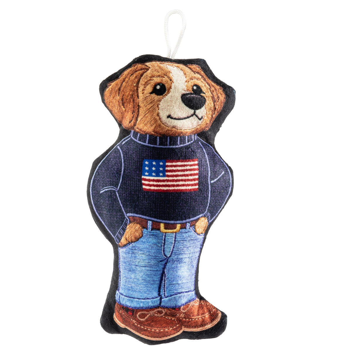 Ruff Lauren Teddy Dog - Dog Toy