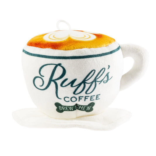 Ruff's Coffee Cup + Saucer - Dog Toy