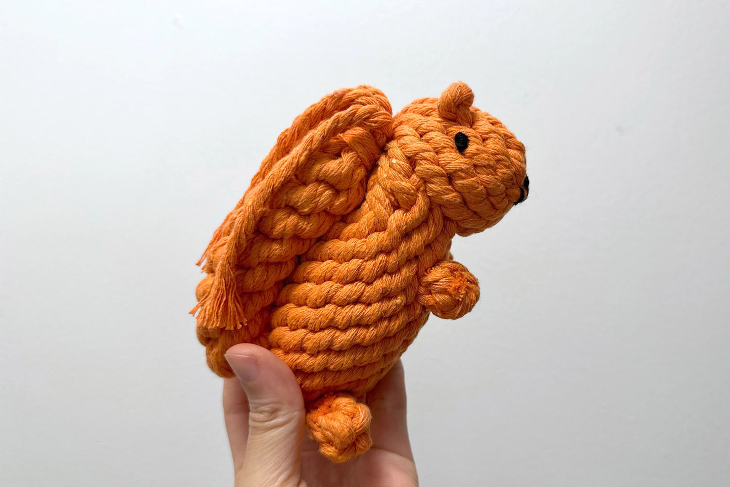 Handmade Eco-Squirrel Rope Toys - Dog Toy