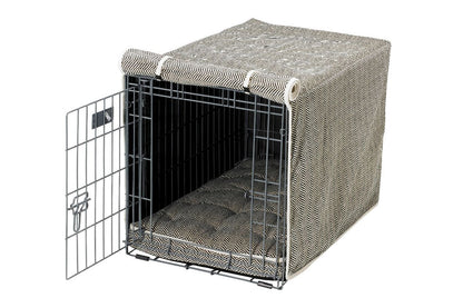 2 Piece Set - Herringbone - Mattress and Crate Cover - Sold Without Crate