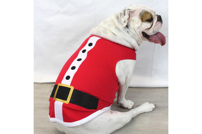 Christmas - Holiday - Santa Dog Tee Shirt