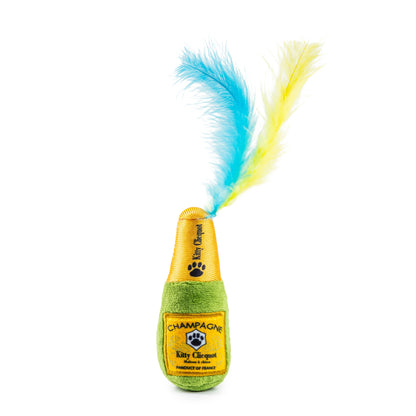 Cat Toy - Kitty Clicquot (Bottle & Caviar) Catnip Toys