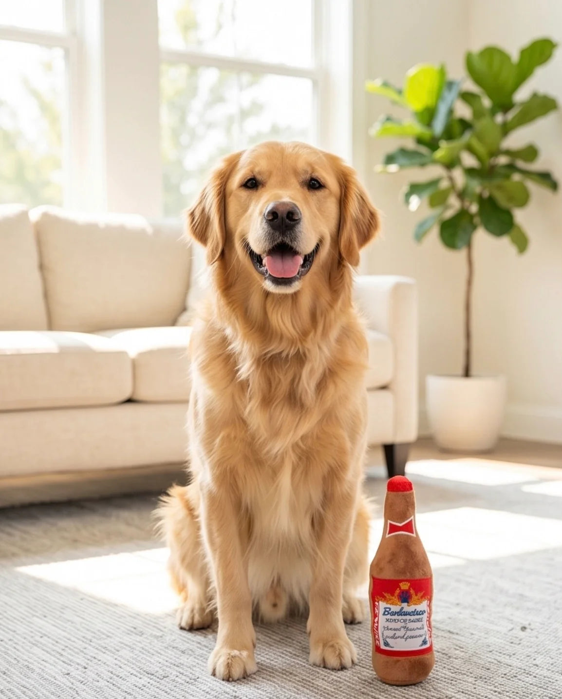 Barkweiser Beer Bottle - Dog Toy