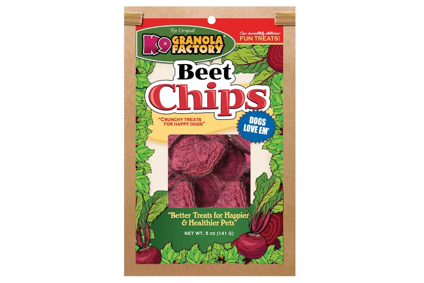 Chip Collection, Beet Chips Dog Treats, 5oz