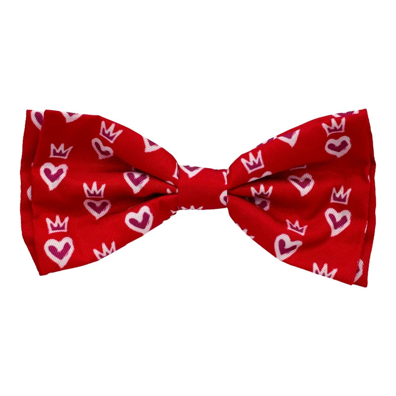 King & Queen of Hearts Bow Tie - Valentines