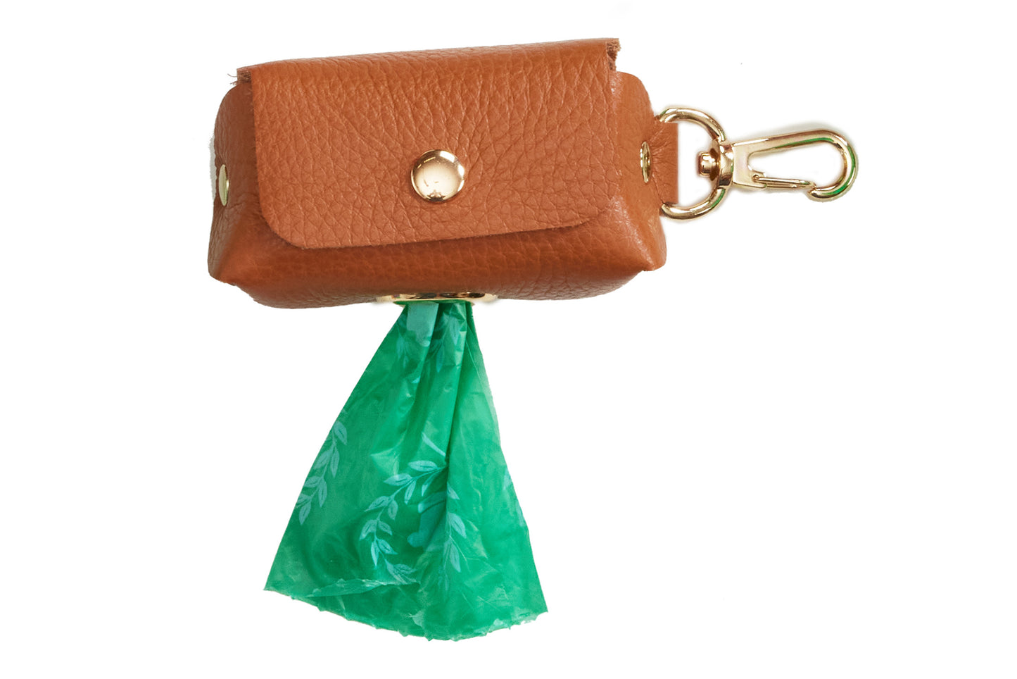 Fine leather Bag Holders - 10 Color Options - Poop Bag Holder