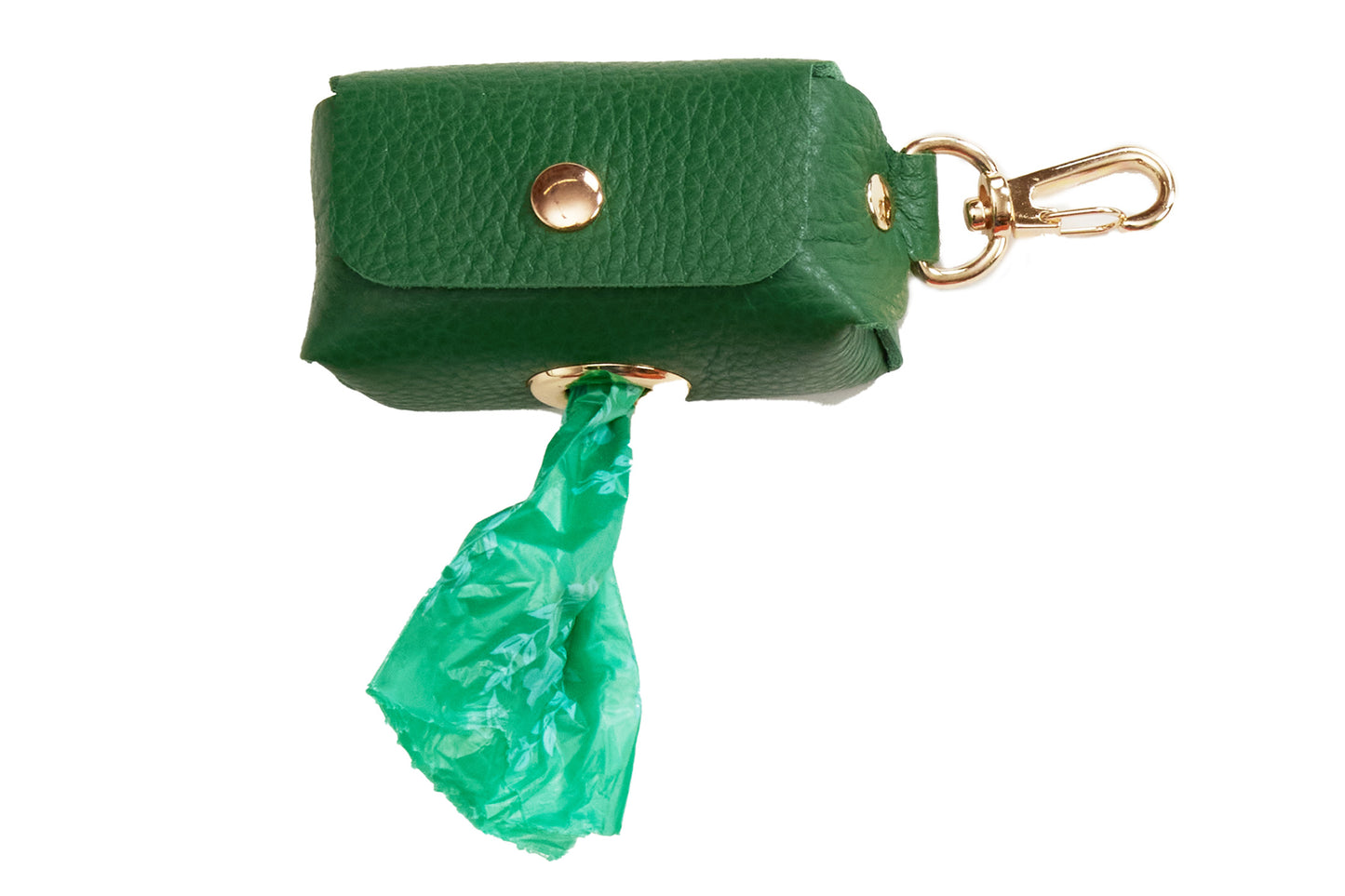 Fine leather Bag Holders - 10 Color Options - Poop Bag Holder
