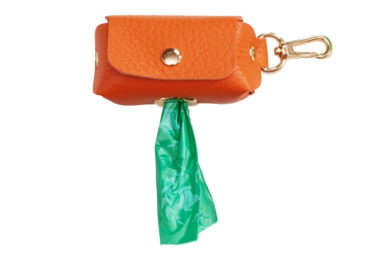 Fine leather Bag Holders - 10 Color Options - Poop Bag Holder